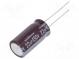 Kondenzátor  elektrolytický  THT  22uF  450VDC  Ø12,5x25mm  ±20%