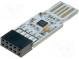 Modul  USB  SPI  USB A,kolíková zásuvka  4Mbps  2,54mm
