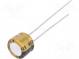 Kondenzátor  elektrolytický  THT  47uF  16VDC  Ø6,3x5mm  ±20%  58mA