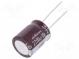 Kondenzátor  elektrolytický  low ESR  THT  2700uF  10VDC  Ø16x20mm