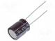 Kondenzátor  elektrolytický  low ESR  THT  470uF  10VDC  ±20%