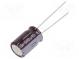 Kondenzátor  elektrolytický  low ESR  THT  560uF  10VDC  Ø10x15mm