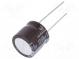 Kondenzátor  elektrolytický  low ESR  THT  1200uF  16VDC  Ø16x15mm