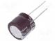 Kondenzátor  elektrolytický  low ESR  THT  1500uF  16VDC  Ø18x15mm