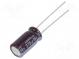 Kondenzátor  elektrolytický  low ESR  THT  270uF  16VDC  Ø8x15mm