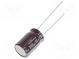 Kondenzátor  elektrolytický  low ESR  THT  390uF  16VDC  Ø10x15mm