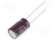 Kondenzátor  elektrolytický  low ESR  THT  470uF  16VDC  Ø10x16mm