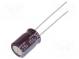 Kondenzátor  elektrolytický  low ESR  THT  150uF  25VDC  Ø8x11,5mm