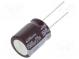 Kondenzátor  elektrolytický  low ESR  THT  1500uF  25VDC  Ø16x20mm