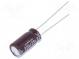 Kondenzátor  elektrolytický  low ESR  THT  220uF  25VDC  Ø8x15mm