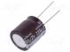 Kondenzátor  elektrolytický  low ESR  THT  2200uF  25VDC  Ø18x20mm
