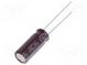 Kondenzátor  elektrolytický  low ESR  THT  270uF  25VDC  Ø8x20mm
