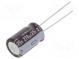 Kondenzátor  elektrolytický  low ESR  THT  270uF  25VDC  Ø10x15mm