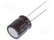 Kondenzátor  elektrolytický  low ESR  THT  390uF  25VDC  ±20%