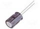 Kondenzátor  elektrolytický  low ESR  THT  120uF  50VDC  Ø10x15mm