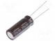 Kondenzátor  elektrolytický  low ESR  THT  220uF  50VDC  Ø10x25mm