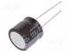 Kondenzátor  elektrolytický  low ESR  THT  120uF  80VDC  Ø16x15mm