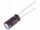 Kondenzátor  elektrolytický  low ESR  THT  47uF  80VDC  Ø8x15mm