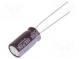 Kondenzátor  elektrolytický  low ESR  THT  150uF  35VDC  Ø8x15mm