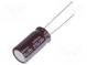 Kondenzátor  elektrolytický  low ESR  THT  270uF  35VDC  Ø10x20mm