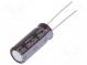 Kondenzátor  elektrolytický  low ESR  THT  390uF  35VDC  Ø10x25mm