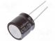 Kondenzátor  elektrolytický  low ESR  THT  470uF  35VDC  Ø16x15mm