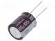 Kondenzátor  elektrolytický  low ESR  THT  180uF  100VDC  Ø16x20mm