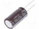 Kondenzátor  elektrolytický  THT  180uF  220VDC  Ø16x31,5mm  ±20%