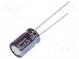 Kondenzátor  elektrolytický  low ESR  THT  390uF  6,3VDC  ±20%