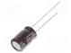 Kondenzátor  elektrolytický  low ESR  THT  120uF  25VDC  Ø8x11,5mm