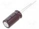 Kondenzátor  elektrolytický  low ESR  THT  220uF  63VDC  Ø10x20mm