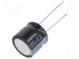 Kondenzátor  elektrolytický  THT  3300uF  6,3VDC  Ø16x15mm  ±20%