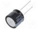 Kondenzátor  elektrolytický  THT  6800uF  6,3VDC  Ø18x15mm  ±20%