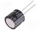 Kondenzátor  elektrolytický  THT  3300uF  10VDC  Ø16x15mm  ±20%
