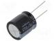 Kondenzátor  elektrolytický  THT  4700uF  16VDC  Ø18x20mm  ±20%