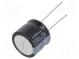 Kondenzátor  elektrolytický  THT  2200uF  25VDC  Ø18x15mm  ±20%