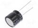 Kondenzátor  elektrolytický  THT  470uF  63VDC  Ø16x15mm  ±20%