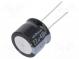 Kondenzátor  elektrolytický  THT  22uF  400VDC  Ø18x15mm  ±20%