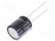Kondenzátor  elektrolytický  THT  2200uF  6,3VDC  Ø12,5x15mm  ±20%
