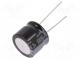 Kondenzátor  elektrolytický  THT  6800uF  6,3VDC  Ø18x15mm  ±20%