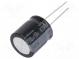 Kondenzátor  elektrolytický  THT  4700uF  16VDC  Ø18x20mm  ±20%