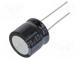 Kondenzátor  elektrolytický  THT  470uF  63VDC  Ø16x15mm  ±20%