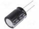 Kondenzátor  elektrolytický  THT  150uF  160VDC  Ø18x25mm  ±20%