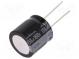 Kondenzátor  elektrolytický  THT  150uF  160VDC  Ø20x20mm  ±20%