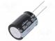 Kondenzátor  elektrolytický  THT  150uF  200VDC  Ø18x25mm  ±20%