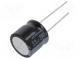 Kondenzátor  elektrolytický  THT  33uF  200VDC  Ø16x15mm  ±20%