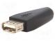Adaptér  USB 2.0  USB A zásuvka, Jack 3,5mm 3pin zásuvka