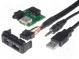 Adaptér USB/AUX  Mazda  USB A zásuvka,Jack 3,5mm 4pin zásuvka