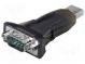 Převodník USB- RS232  D-Sub 9pin vidlice,USB A vidlice  černá