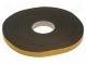 Těsnění  EPDM  Thk  3mm  černá  L  20m  W  20mm  Upevnění  samolepící